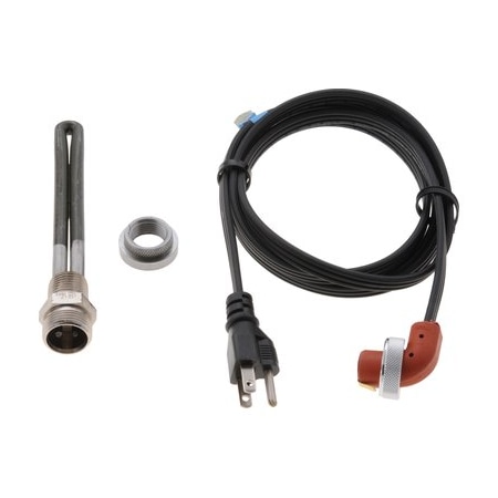 Zerostart Oil Pan Heater - 150W 120V, 1/2in. Npt, Water/Oil, Stainless Stl 8609624